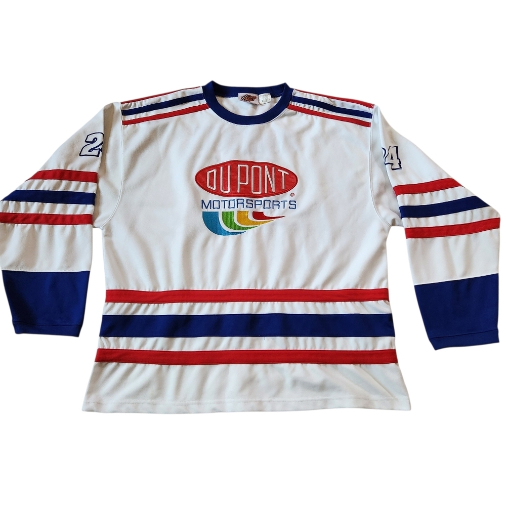 Vintage JEFF GORDON #24 Dupont Motorsports Hockey Style Jersey 2XL Winner Circle